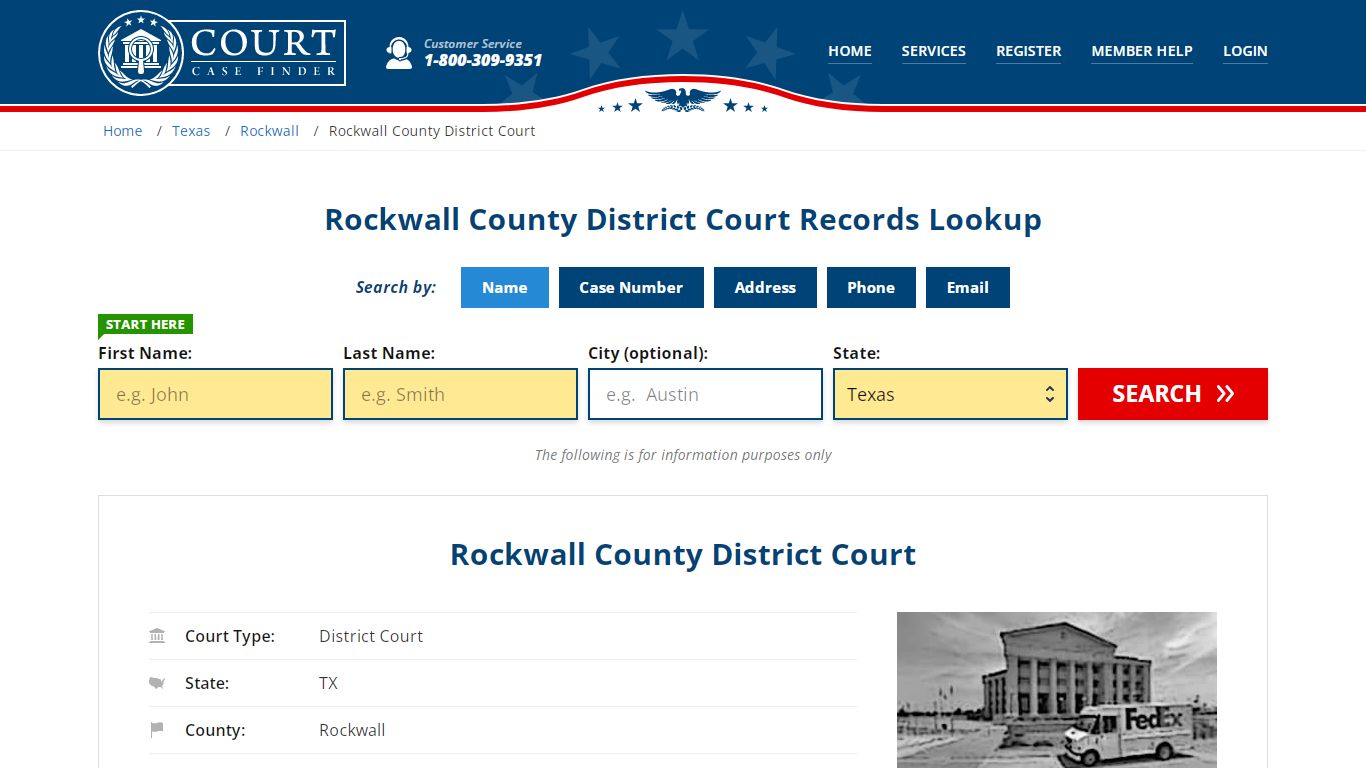 Rockwall County District Court Records Lookup - CourtCaseFinder.com